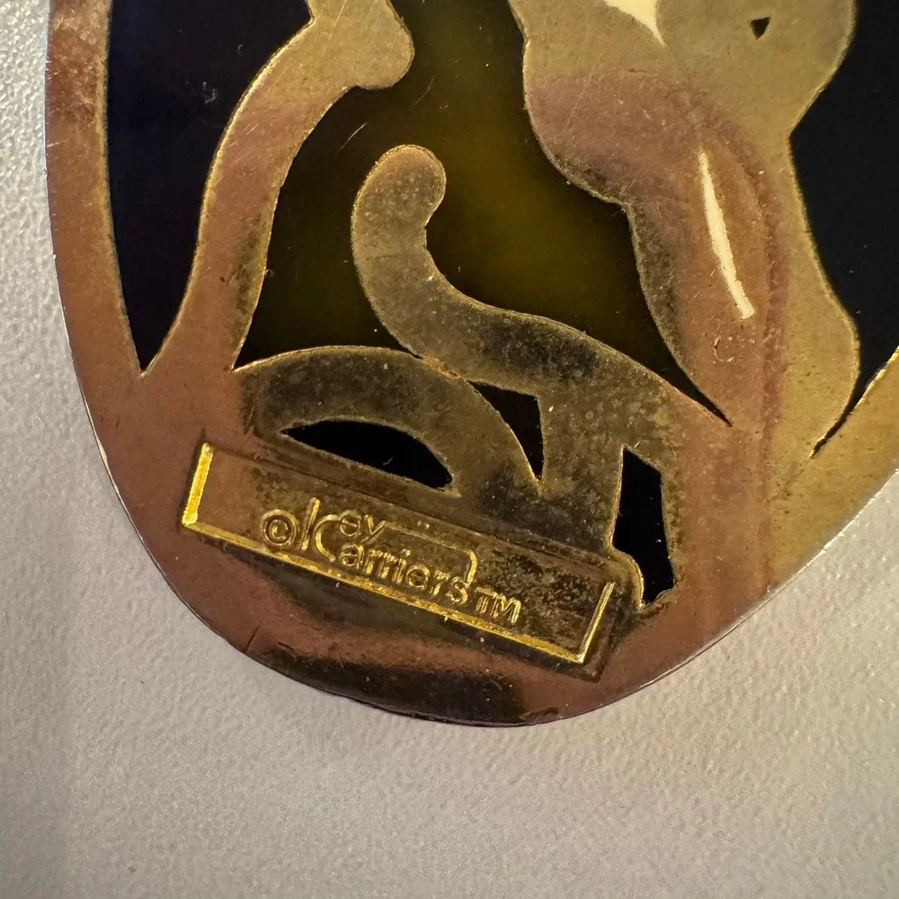 Vintage Capricorn‎ Keychain Zodiac Sign Astrology January Birthday Gift Key Ring